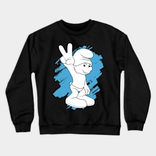 Smurf Peace Crewneck Sweatshirt